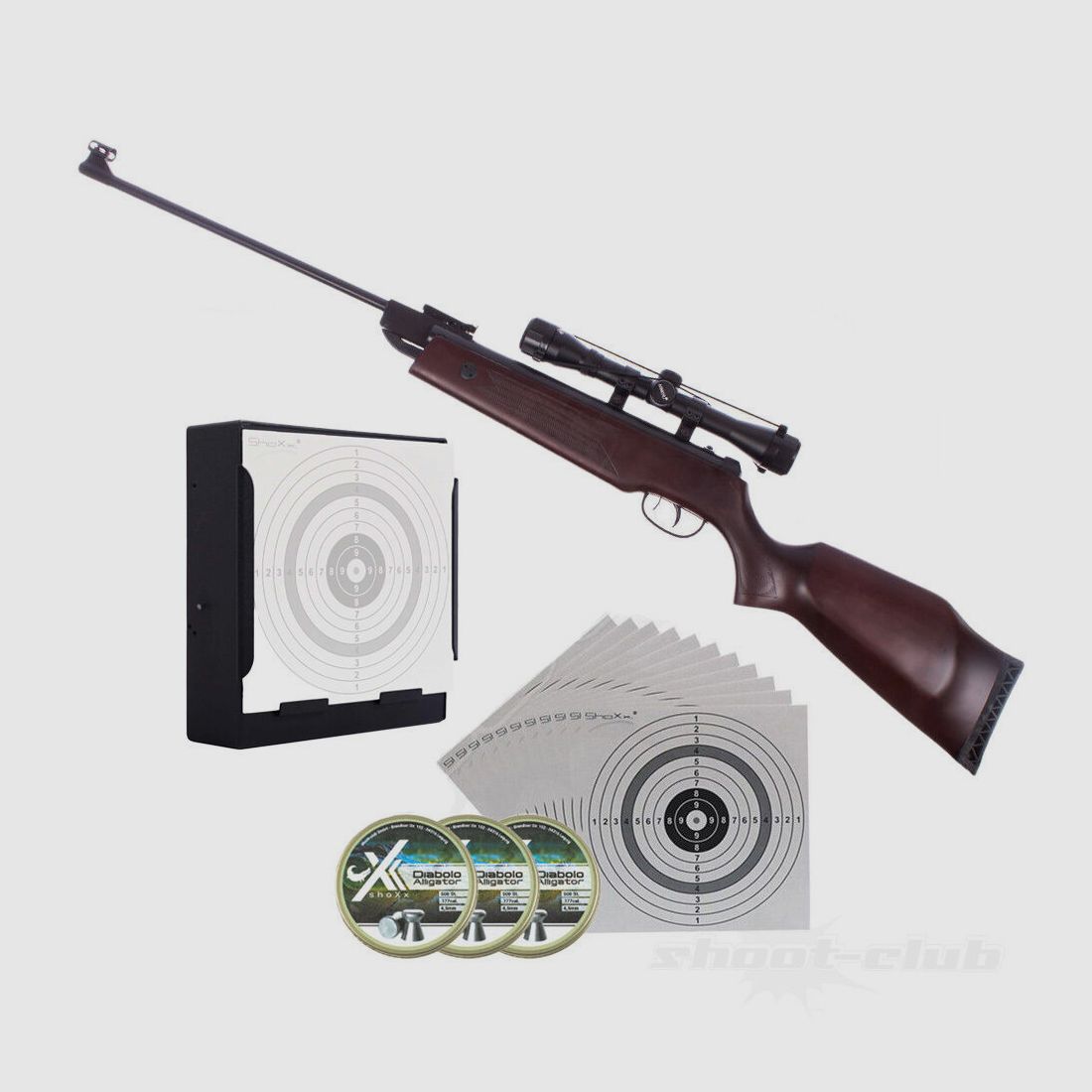 Hämmerli Hunter Force 750 Air Rifle 4.5mm - Set