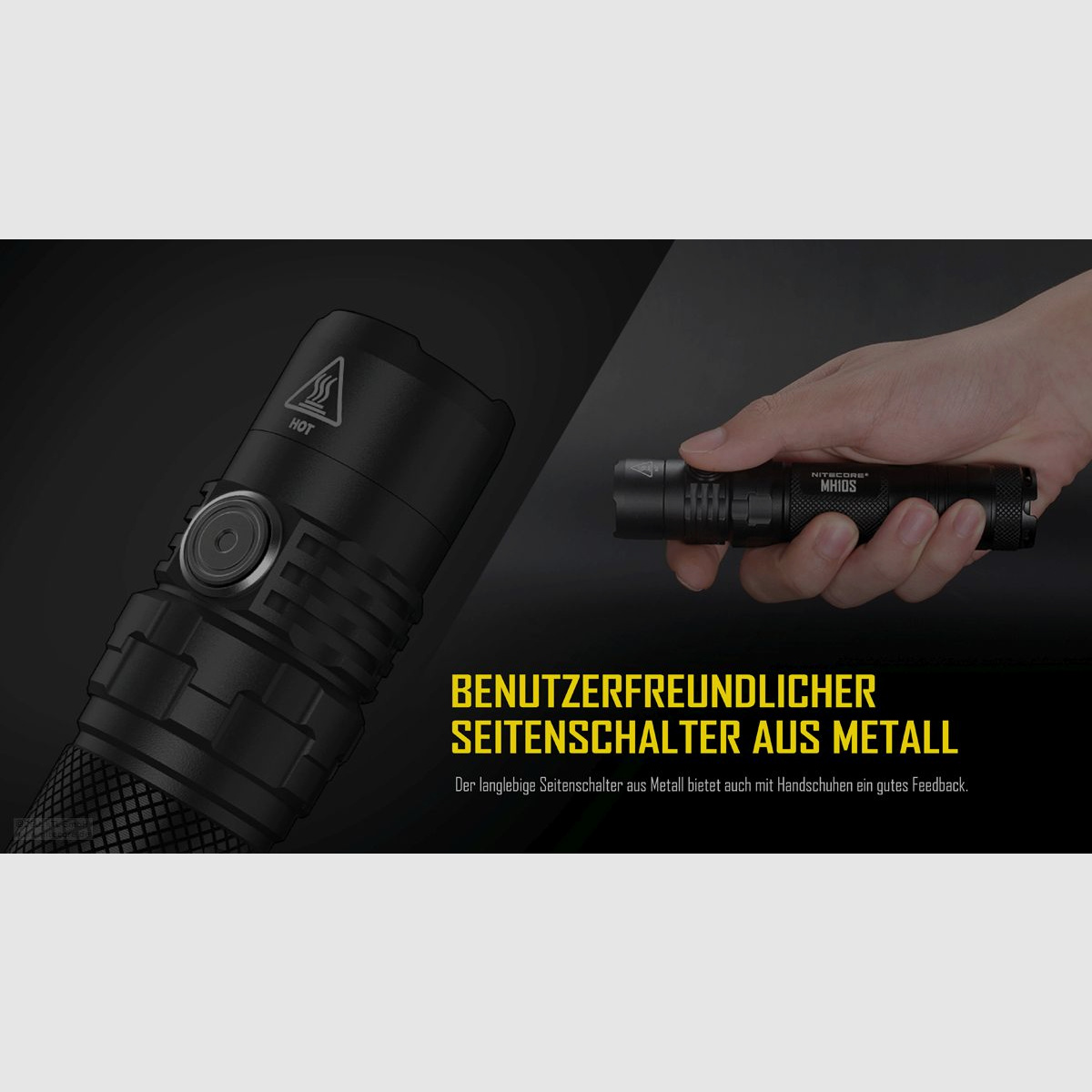 Nitecore MH10S Taschenlampe 1800 Lumen