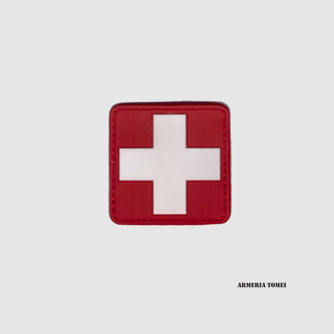 RED CROSS PATCH IN RUBBER WITH VELCRO