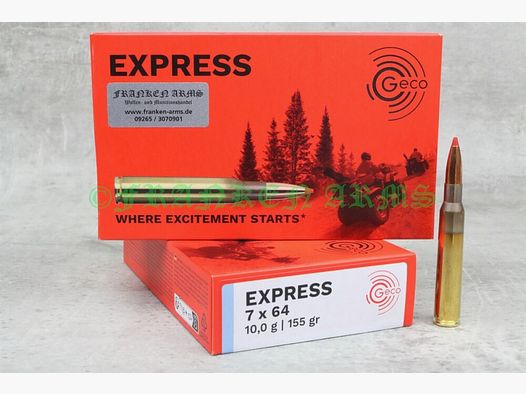 Geco Express 7x64 154gr. 10,0g 20 pezzi prezzo per quantità