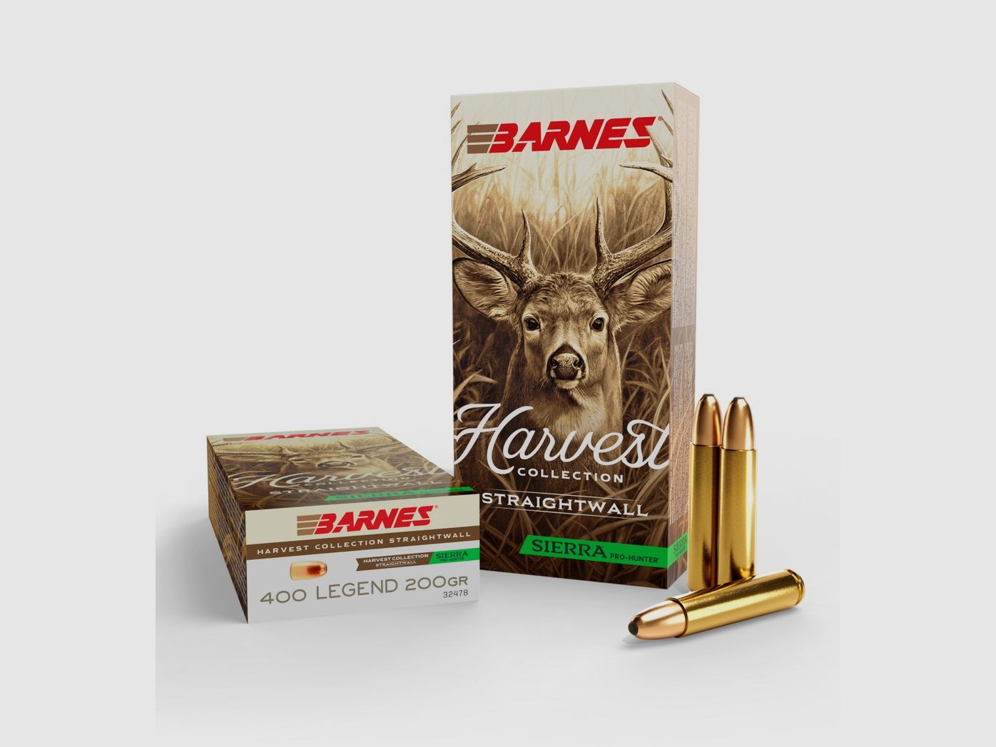 Barnes Harvest Collection .400 Legend 13,0 g / 200 gr Sierra Pro-Hunter JHP Jagdmunition – 20 Stück #32478