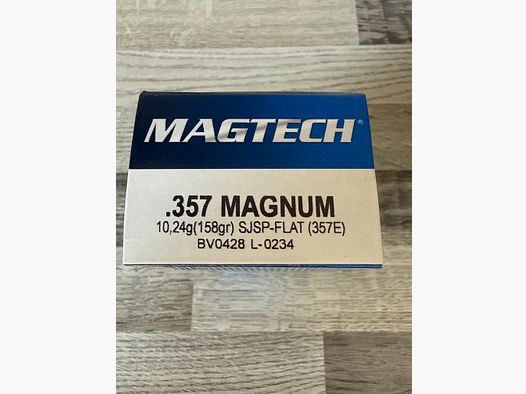 Mactech .357mag 158gr. SJSP-Flat