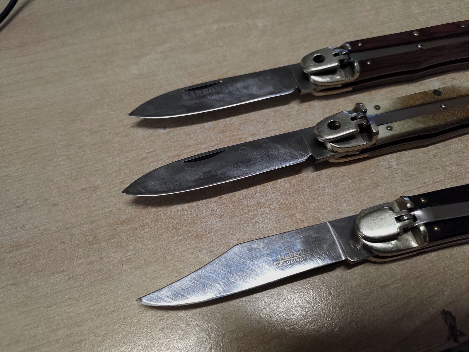 Bundle of spring knives Hubertus