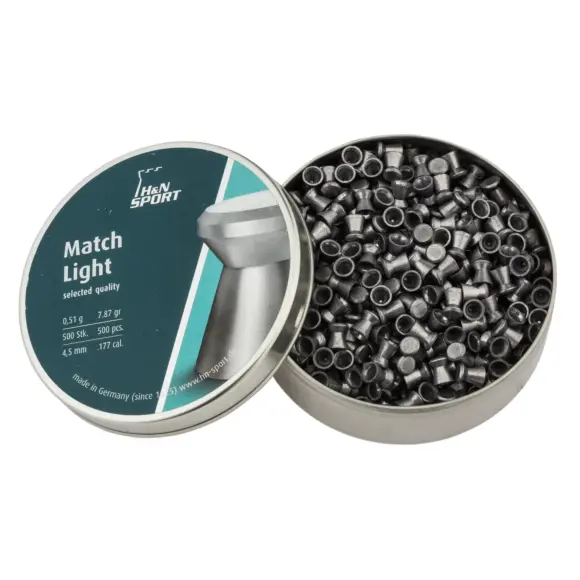 H&N Sport Match Light Competitie Ballen Kaliber 4,5 MM, afbeelding 7 van 8