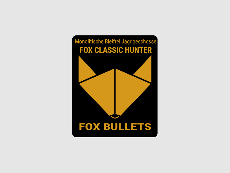 Fox Classic Hunter kaliber 8mm (.318), gewicht 150grs