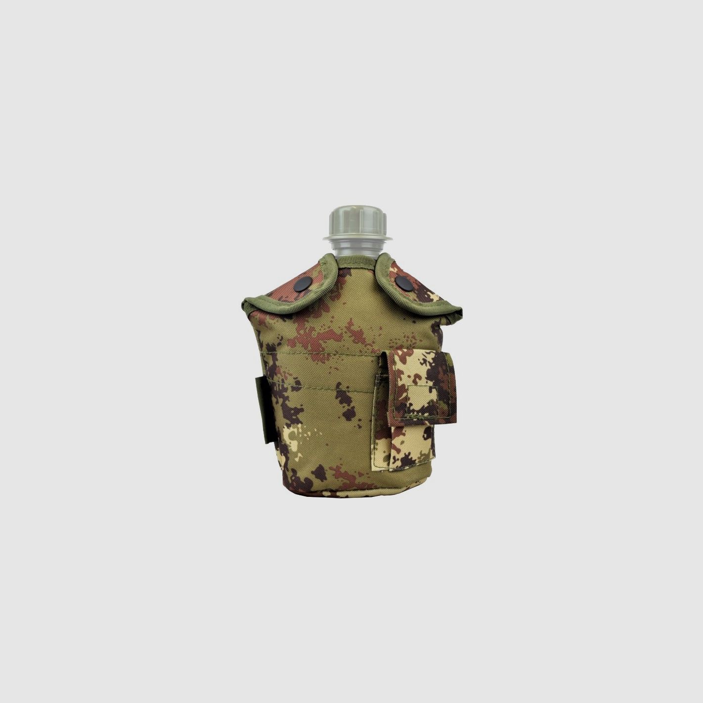 Essentielles Outdoor-Set - Tasche für Trinkflasche + grüne 1-Liter-Trinkflasche, Bild 1 von 4
