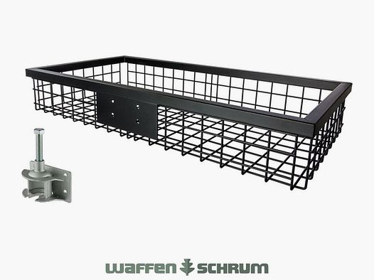 Eurohunt porte-vélos arrière noir revêtu avec couplage à fiche 1020 x 530 x 165 mm
