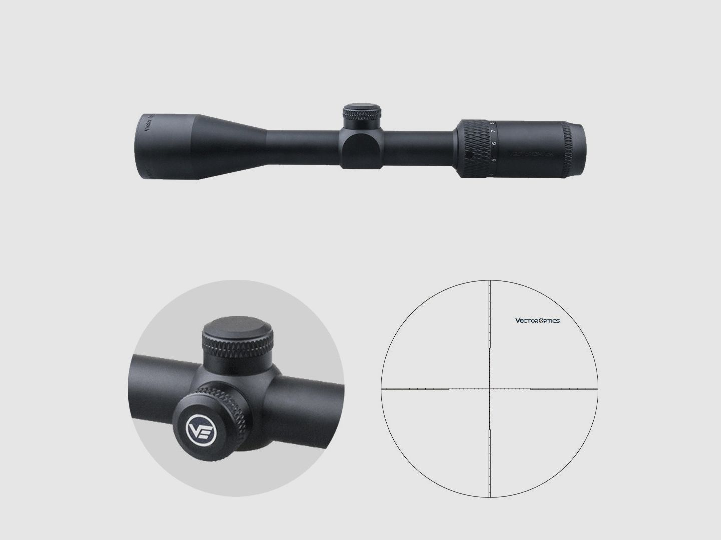 Vector Optics SCOM-32 Matiz 3-9×40 MIL SFP – 11mm Dovetail
