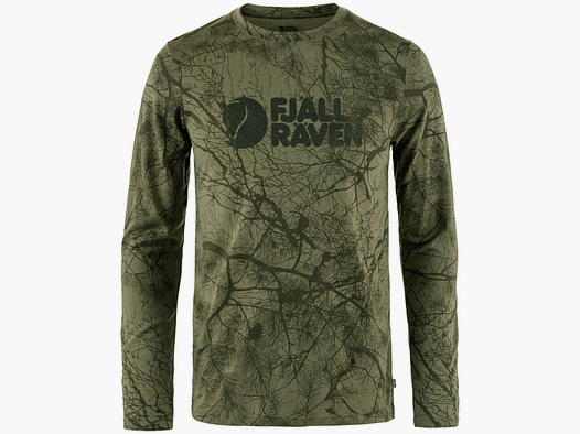 Fjällräven Langarmshirt Värmland Wool (Green Camo)