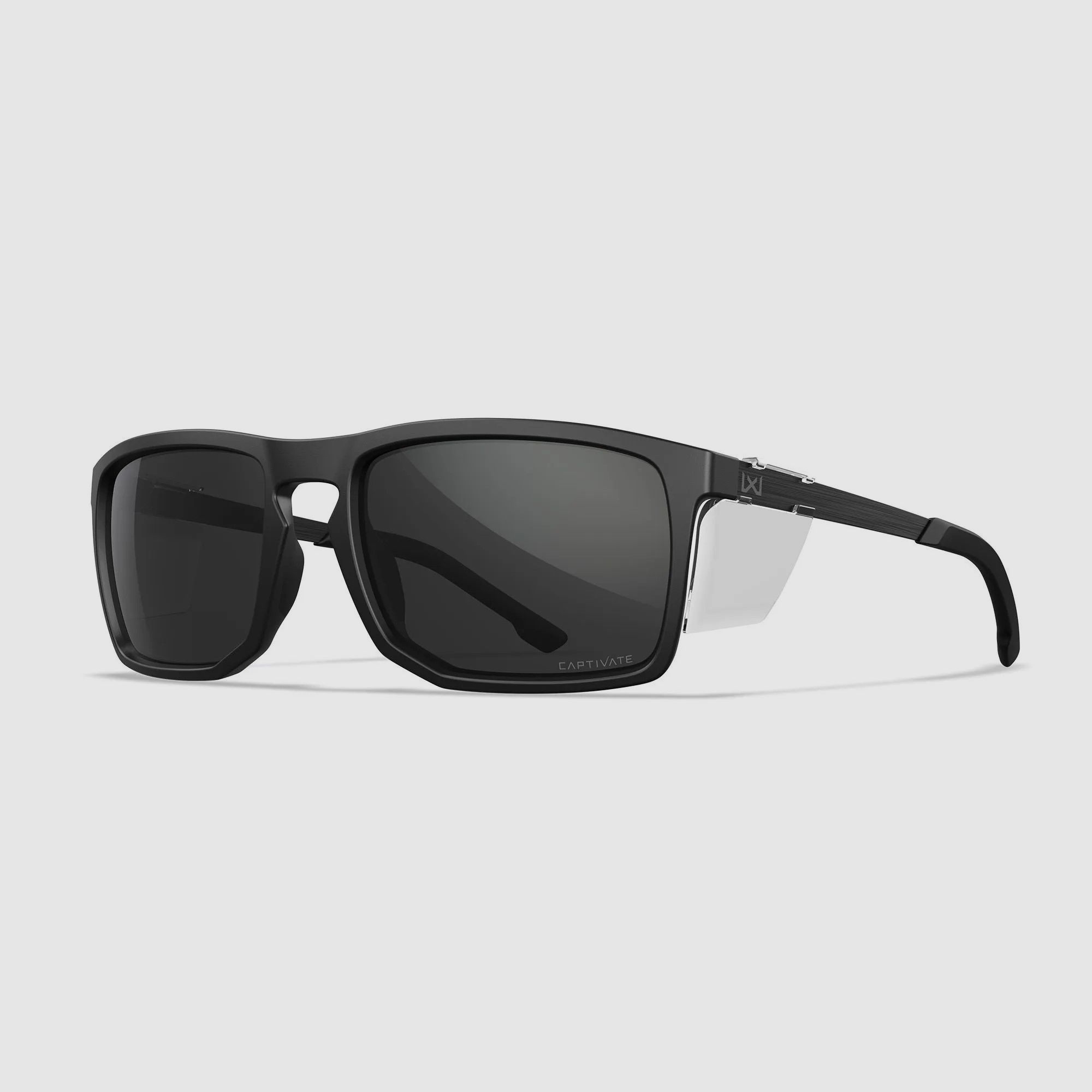 Wiley X AXE zonnebril met CAPTIVATE Polarized Grey lenzen, Matte Black AC6AXE02 montuur, afbeelding 5 van 5