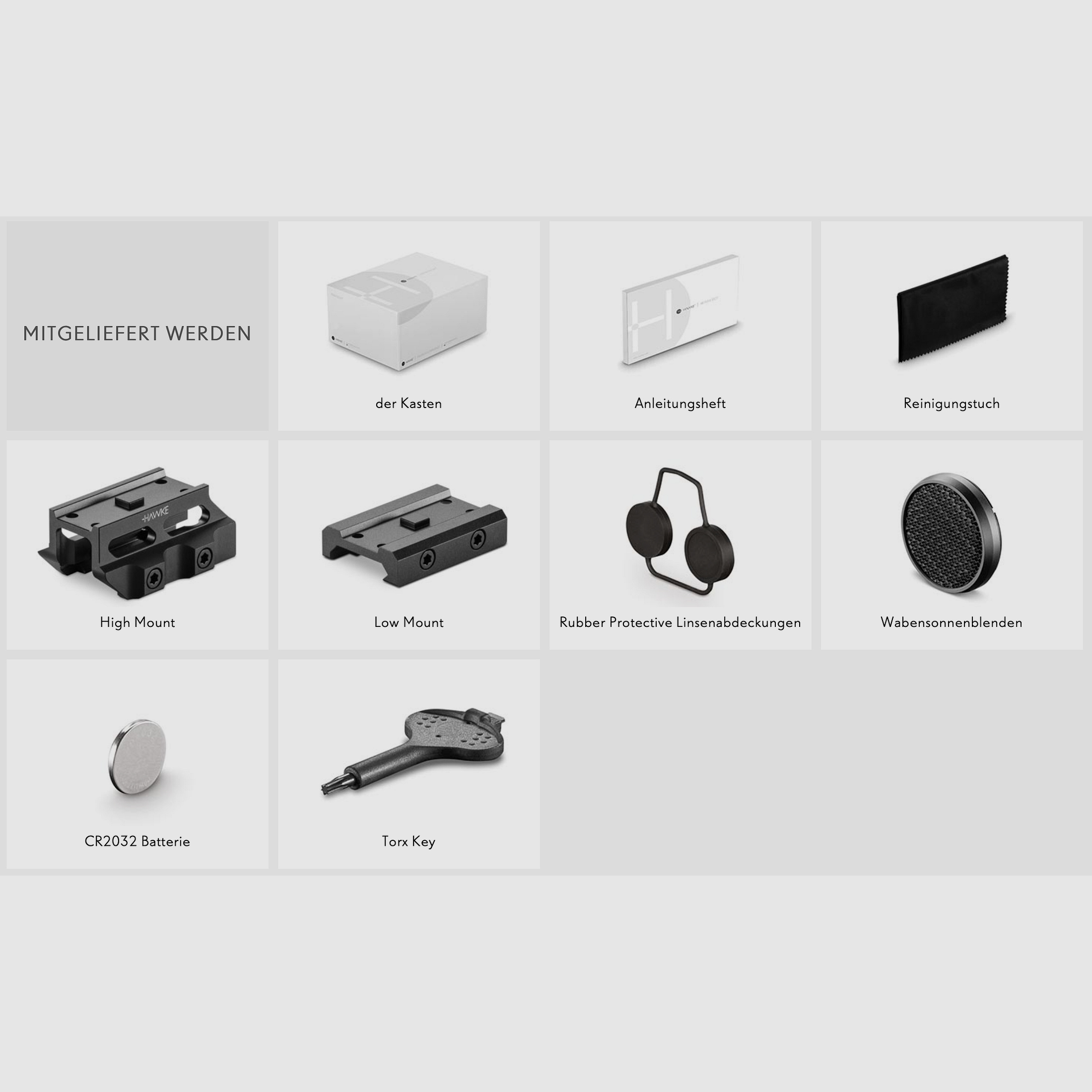 HAWKE Rotpunktvisier 12050 PRISM SIGHT 1X15 SPEED DOT ABSEHEN