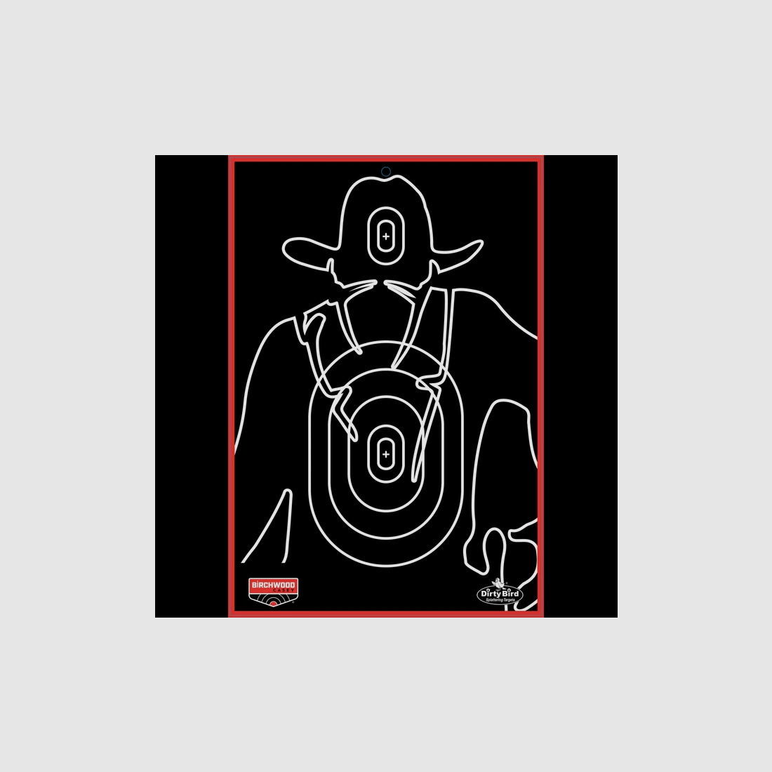 Birchwood Casey DIRTY BIRD Gunslinger Silhouette 12 x 18 inches 6-Pack BC-35770