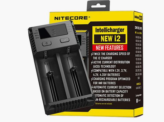 Nitecore Intellicharger New i2 Chargeur universel