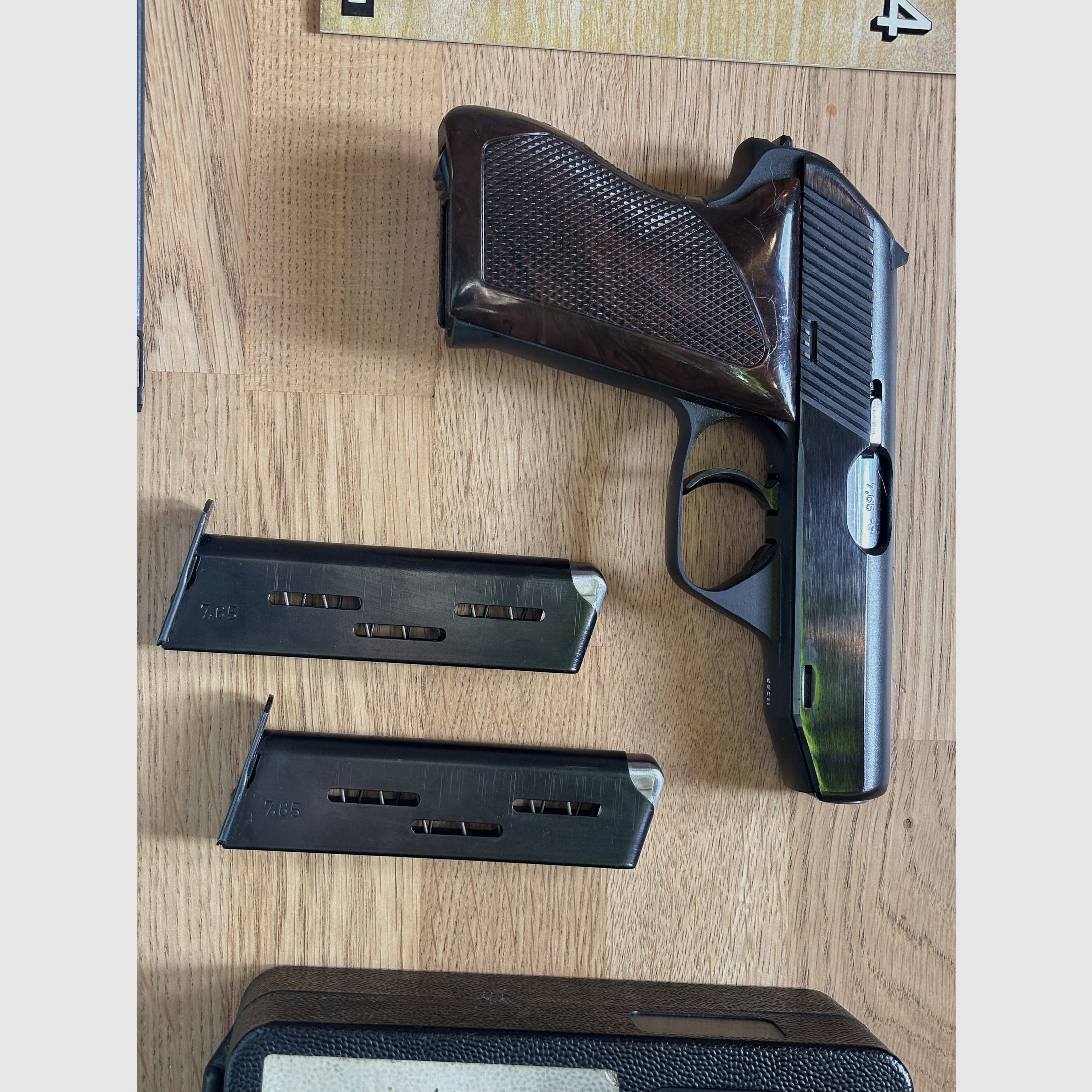 Heckler & Koch HK4 Pistole 7,65 mm Browning– deutscher Beschuss 1967 – mit OVP & Zubehör
