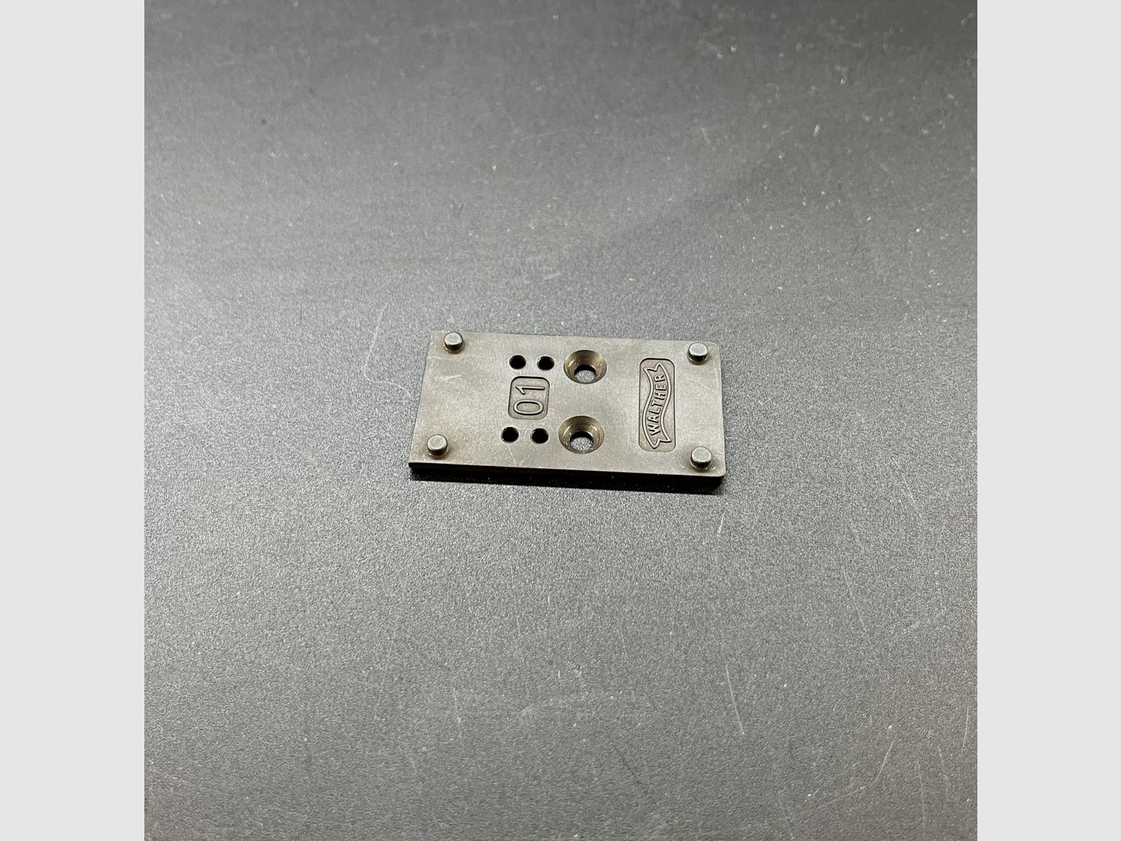 Gebruikte WALTHER montage voor reflexvizier adapterplaat 01 Docter/VORTEX PDP FS&C versie 1.0