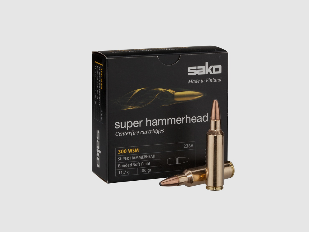 Sako Super Hammerhead Kal. 300 WSM 180gr (10 Stk.)