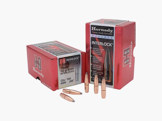 Hornady BULLET .7MM/.284 162GR INTERLOCK SP BT – 100 st.