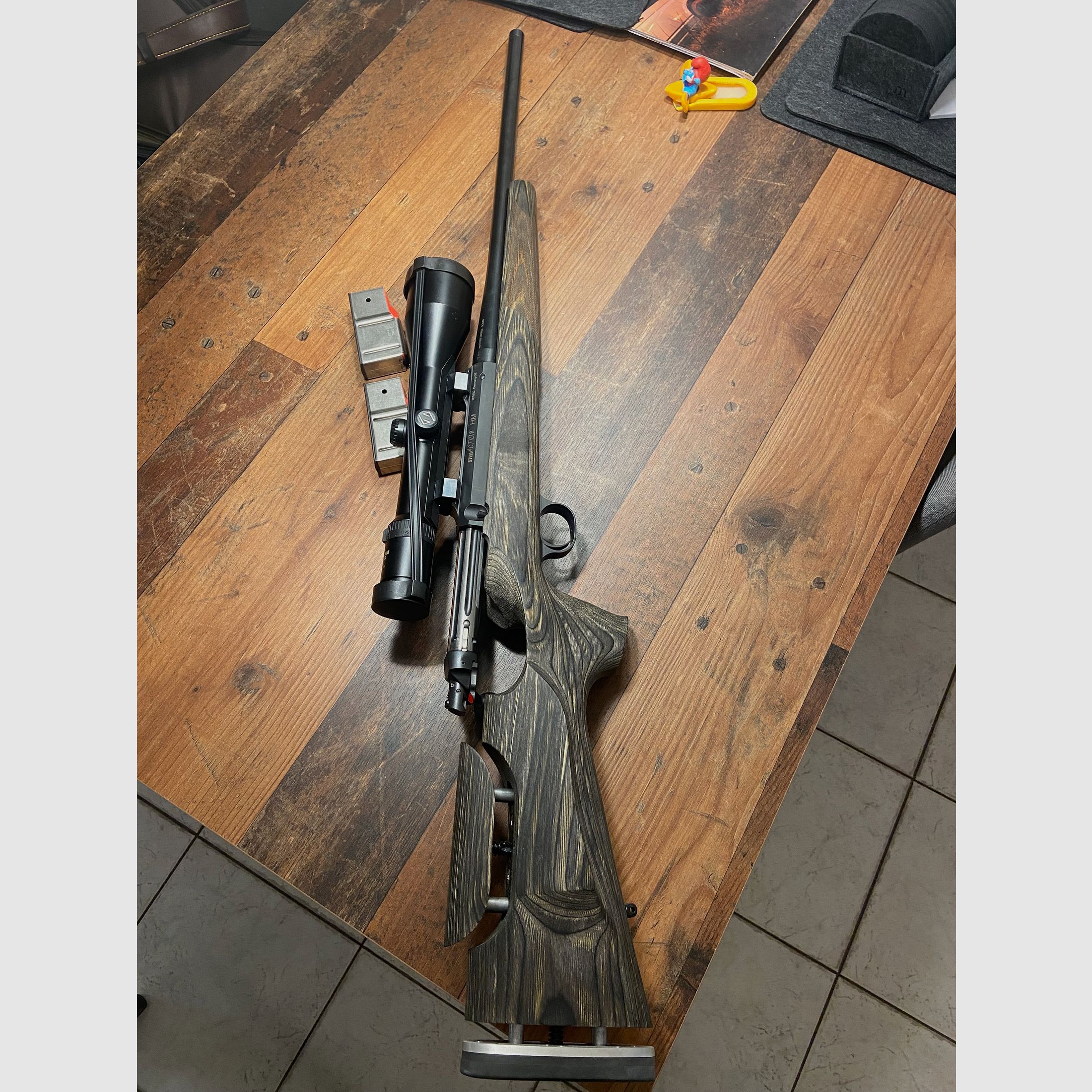 Steel Action 9.3x62 left Odenwald stock thread Zeiss, image 1 of 6