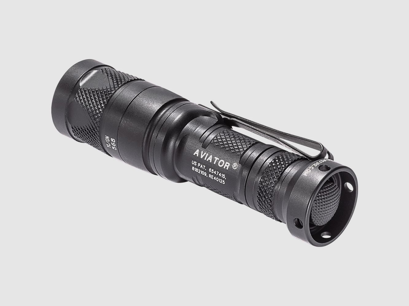 SureFire Aviator Schwarz Dual-LED-Taschenlampe Weiss-/Rotlicht 250 Lumen, billede 2 af 4