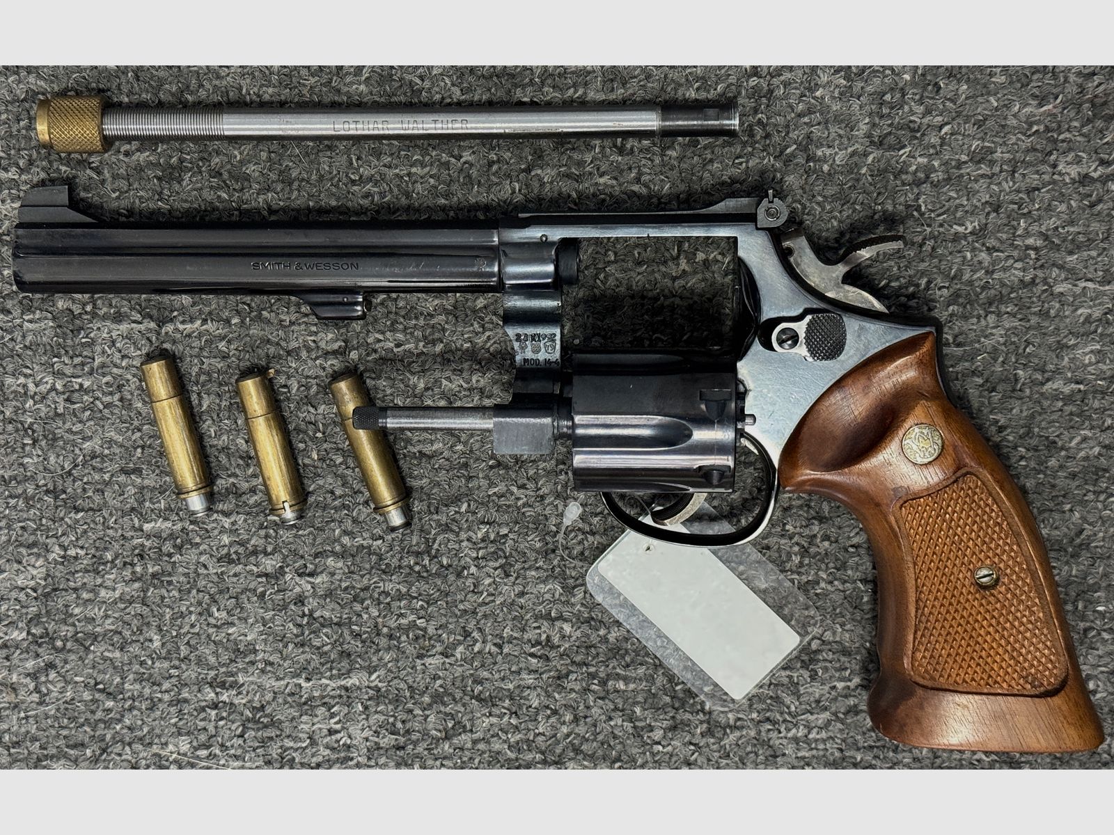 Smith & Wesson Revolver14-4 .38 Special with .22 conversion barrel