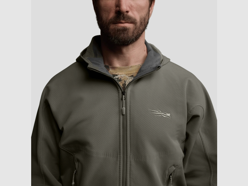 SITKA Alpha veste polaire à capuche – Bark Brown, image 4 sur 7