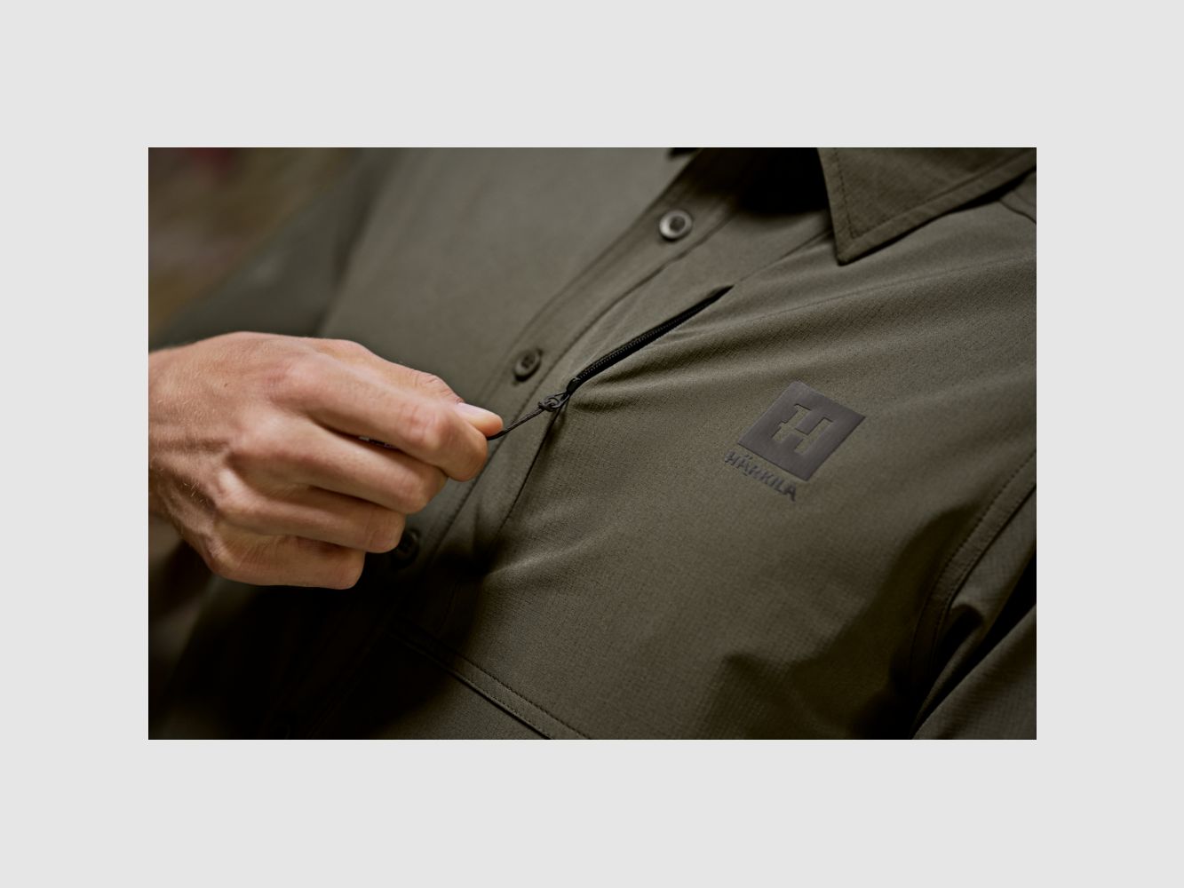 Härkila Trek camicia a maniche corte Grape Leaf, immagine 3 di 7