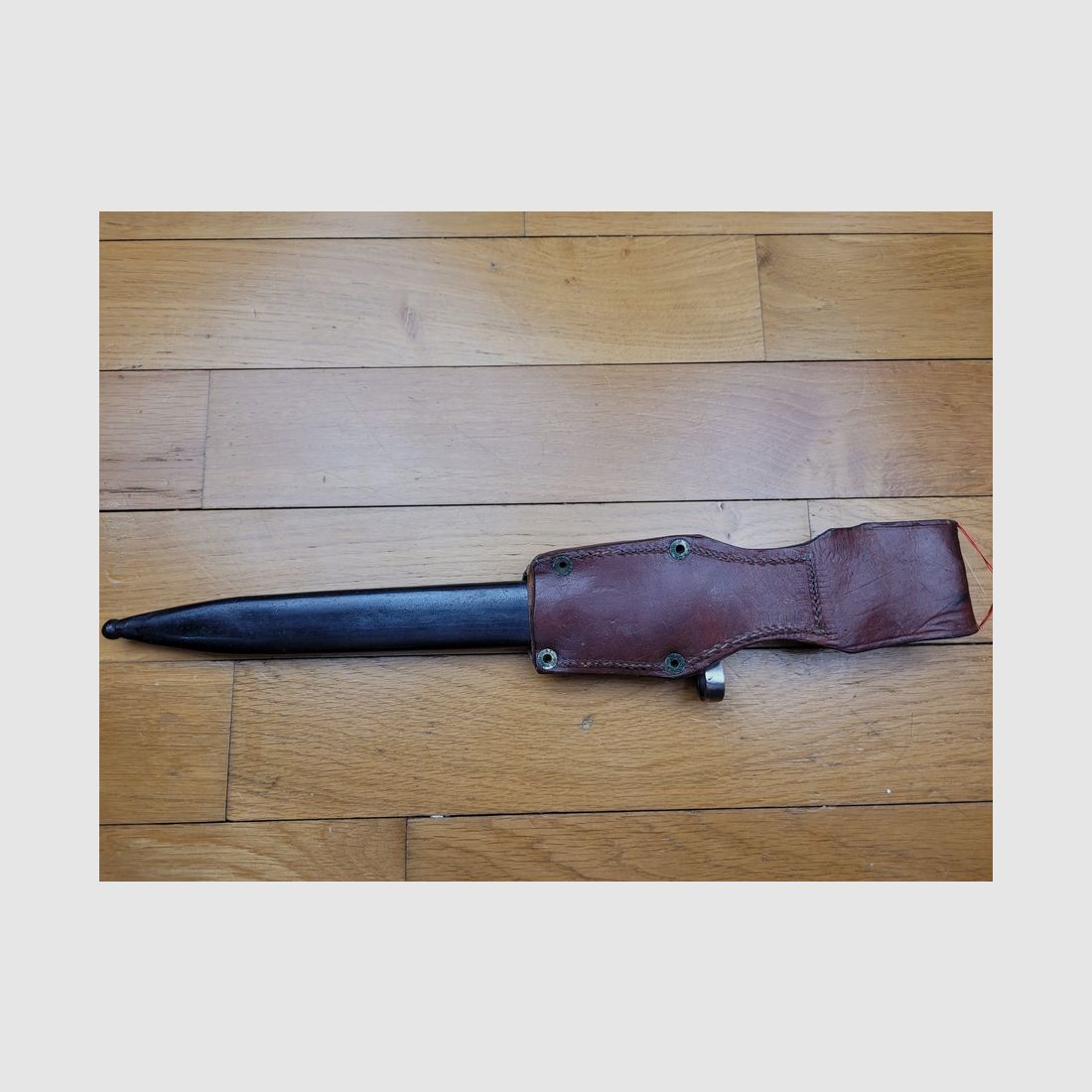Baionetta austriaca modello 1895 – doppia fabbricazione: OEWG + Praga ZP – con fodero – TBE+, immagine 11 di 11