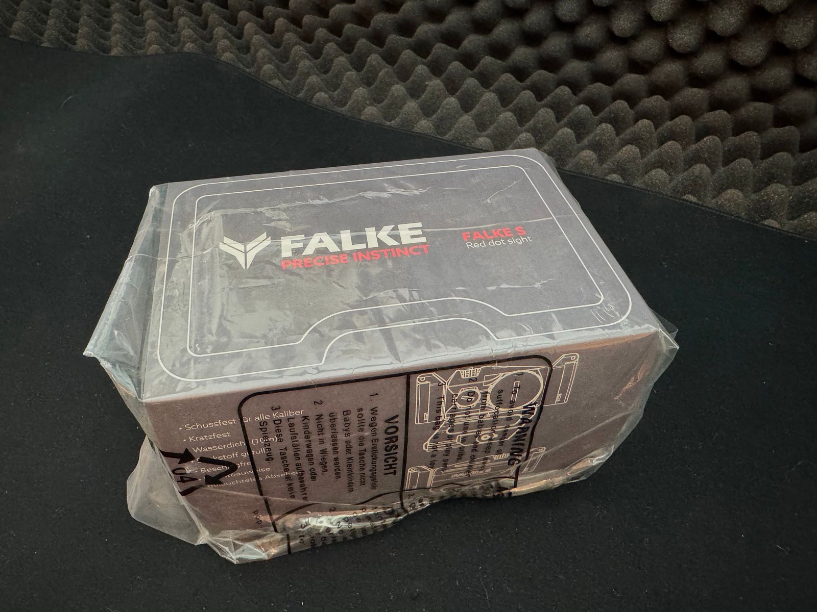 Falke S Red dot Sight, Rotpunktvisier, Durchgehen, Reflexvisier, AR-15, 
