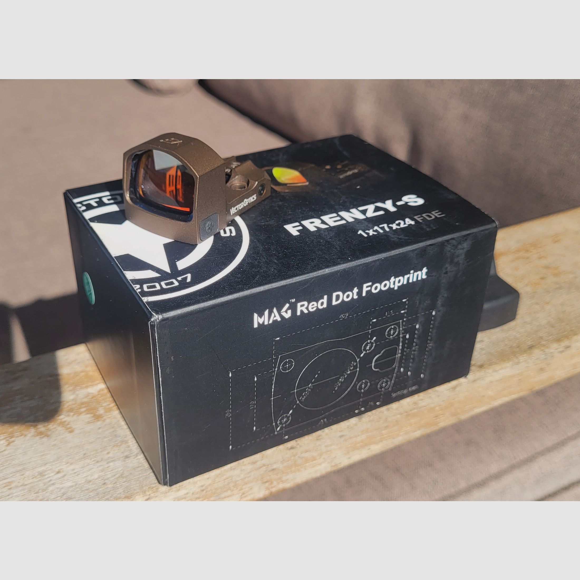 Vector optics Frenzy Red dot 3moa SCRD-F43