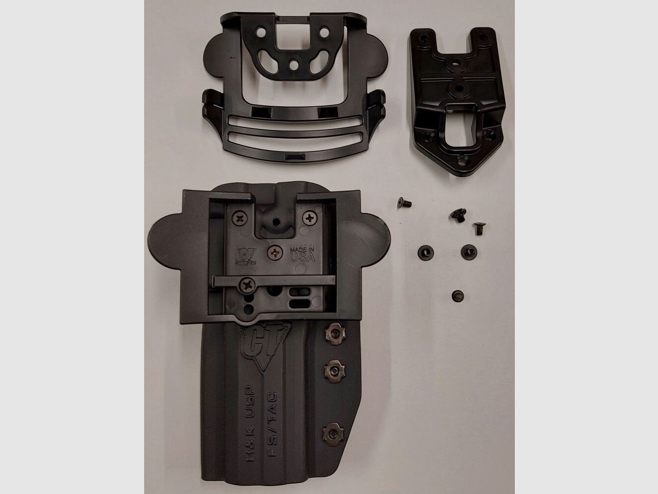 COMP-TAC HK SFP9L COMP-TAC International Holster KYDEX droit noir (ceinture, paddle, décalage de chute)