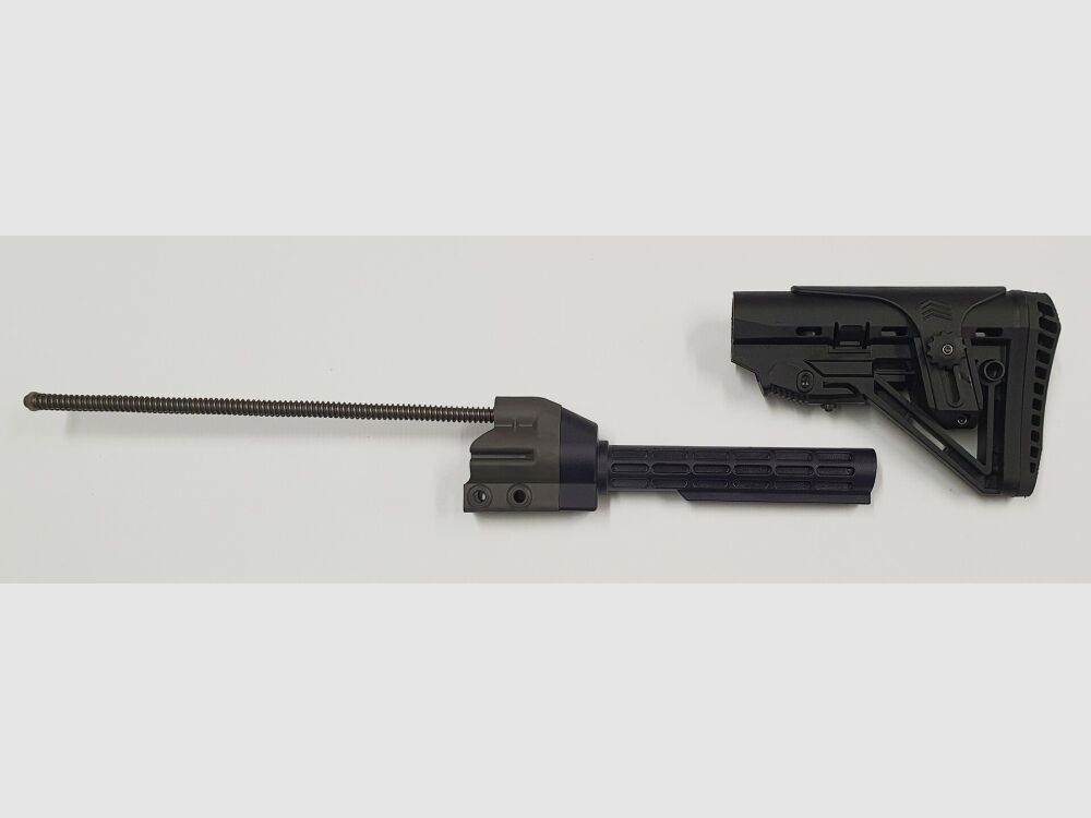 Schwaben Arms GmbH SAR M41 / HK41 / HK G3 crosse avec crosse télescopique GWMH SPC AR, complète avec pièce de base