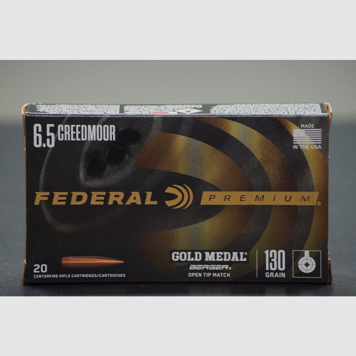 Federal 6.5 Creedmoor 130gr. Berger AR Hybrid OTM Tactical