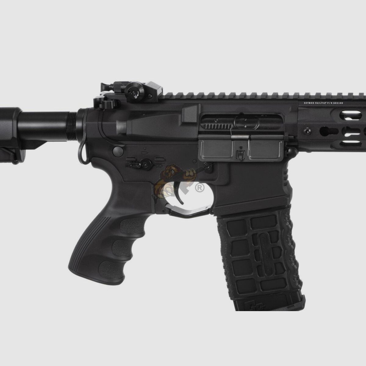 G&G GC16 WARTHOG 12" mit ETU in Schwarz Airsoft S-AEG frei ab 18