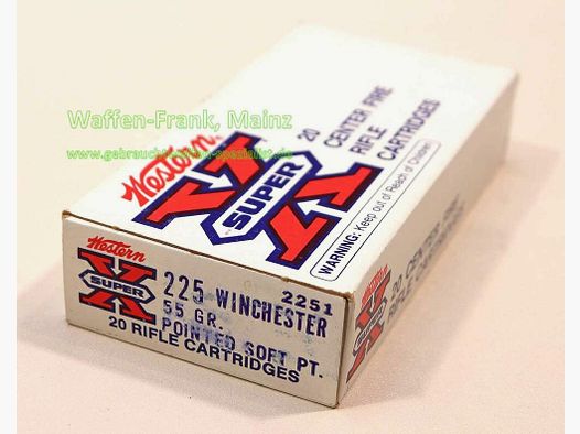 Winchester - USA Büchsenpatronen .225 WIN