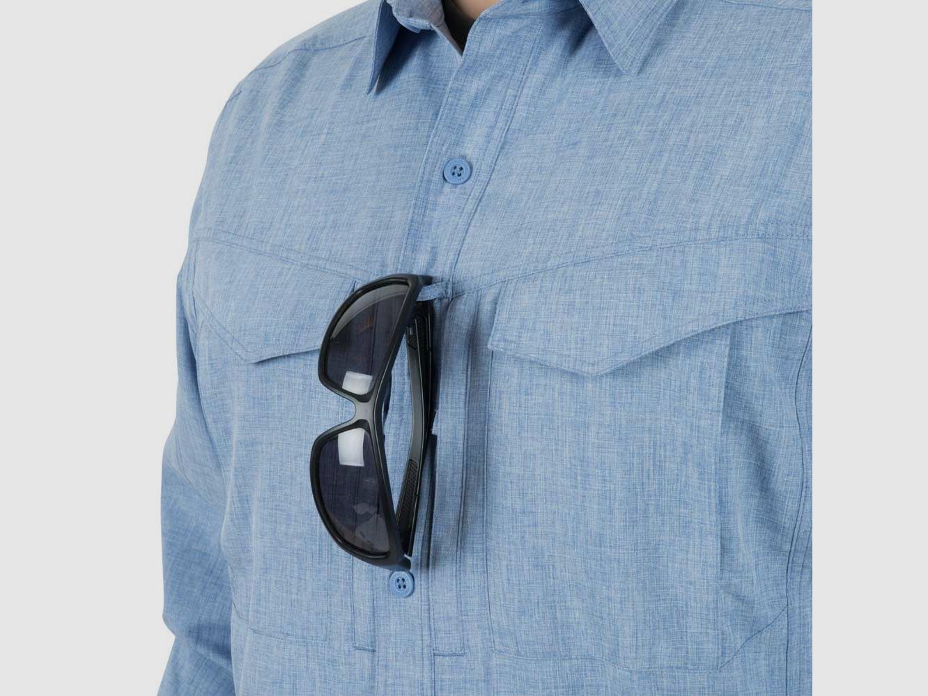 HELIKON-TEX DEFENDER Mk2 GENTLEMEN SHIRT® MELANGE LIGHT BLUE