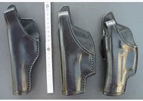 HKDesign Holster  Art. Nr.  002 : Einfachholster mit Snapverschluß  -  für: FN,  HK P 7/8 , Beretta 85 -  für Linkshänder