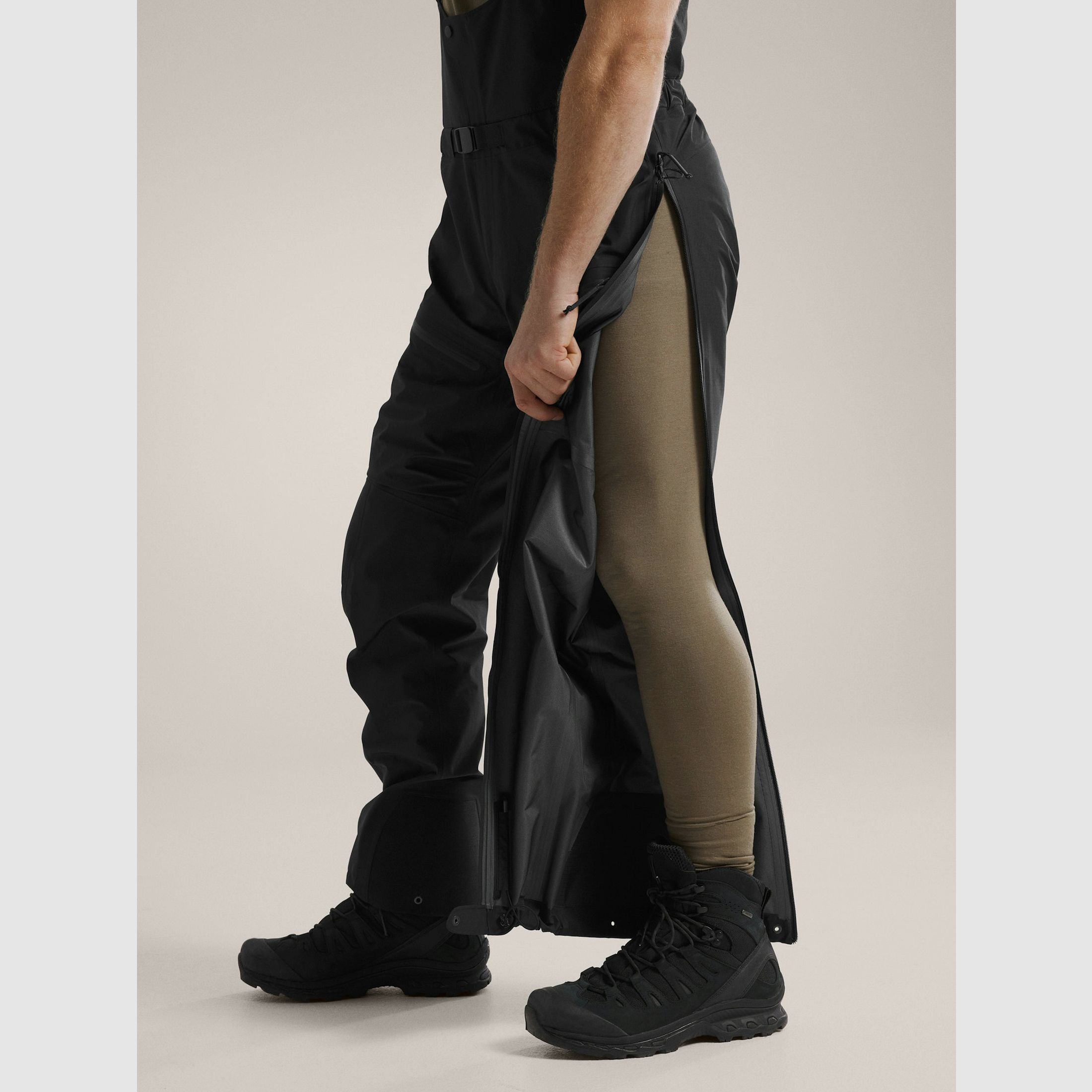 Arc'teryx Alpha Bib Pant LEAF Men's - Black, image 4 of 12