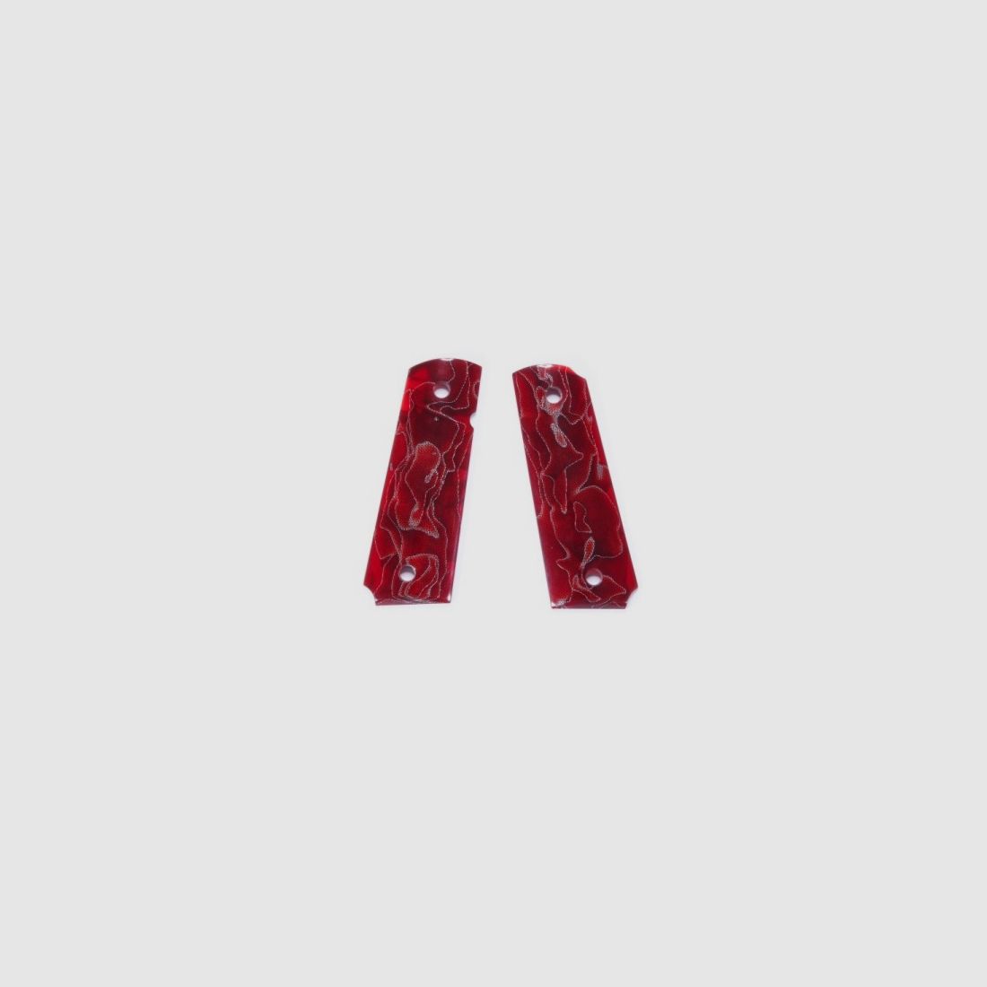 Grip Custom Alume rosso Colt 1911