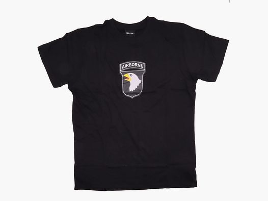 T-Shirt Airborne Black - XXL