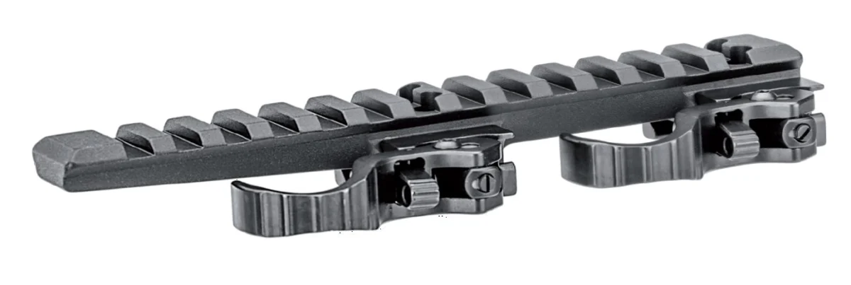 Rail Picatinny/rehausse pour Picatinny avec leviers BH15 L160 Gen-2 Recknagel ERA-TAC, image 1 sur 3