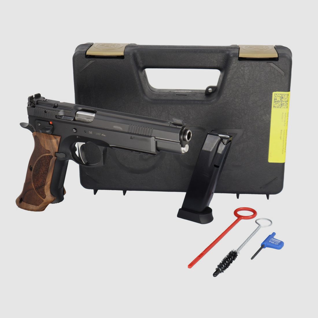  Waffen-Oschatz CZ75 Viper 6 Zoll mit SAO-Abzug - Optic Ready - Nussbaum Matchgriff