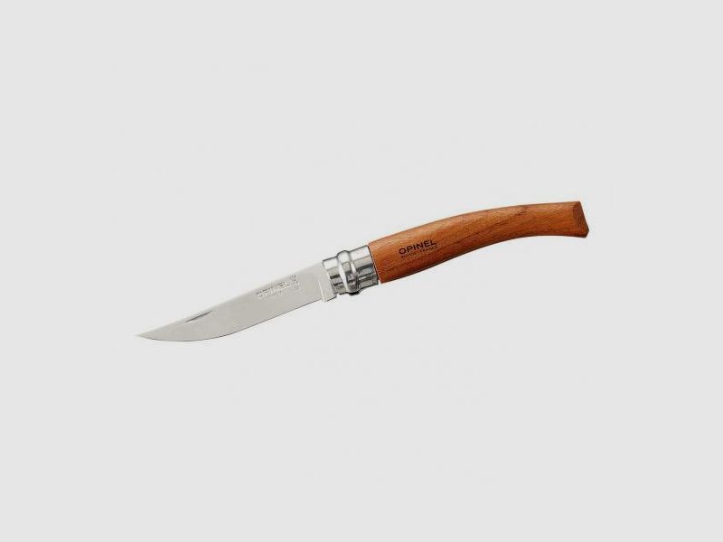 Opinel Slim-Line, size 8, stainless steel, Bubinga wood