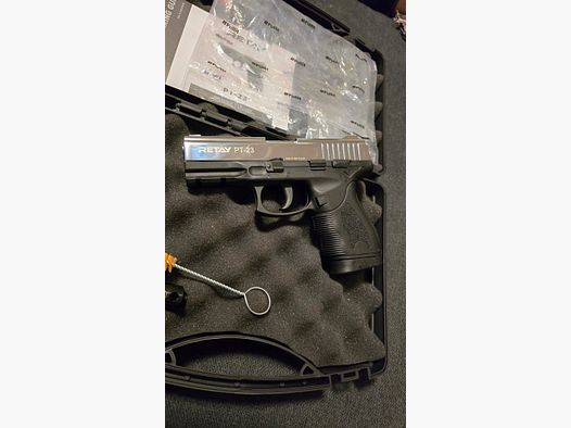 Retay PT-23 Chrome Schreckschuss 9mm PAK 