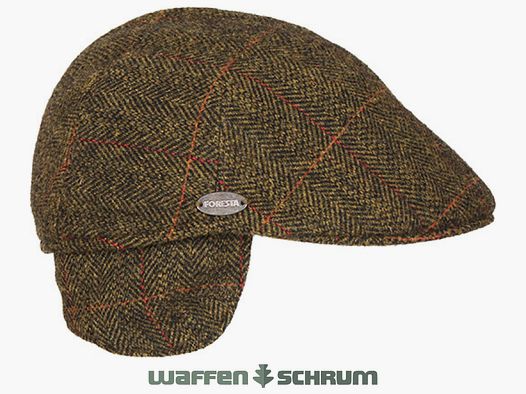 Cappello Foresta con protezioni per le orecchie Verde Oliva Mélange