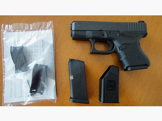 Pistolet Glock SL Glock 26-Cal. 9mm 4e génération.
