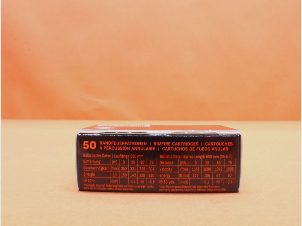 GECO cartridge .22lr GECO 40grs LRN (2318599) Semi-Auto VE 50 cartridges