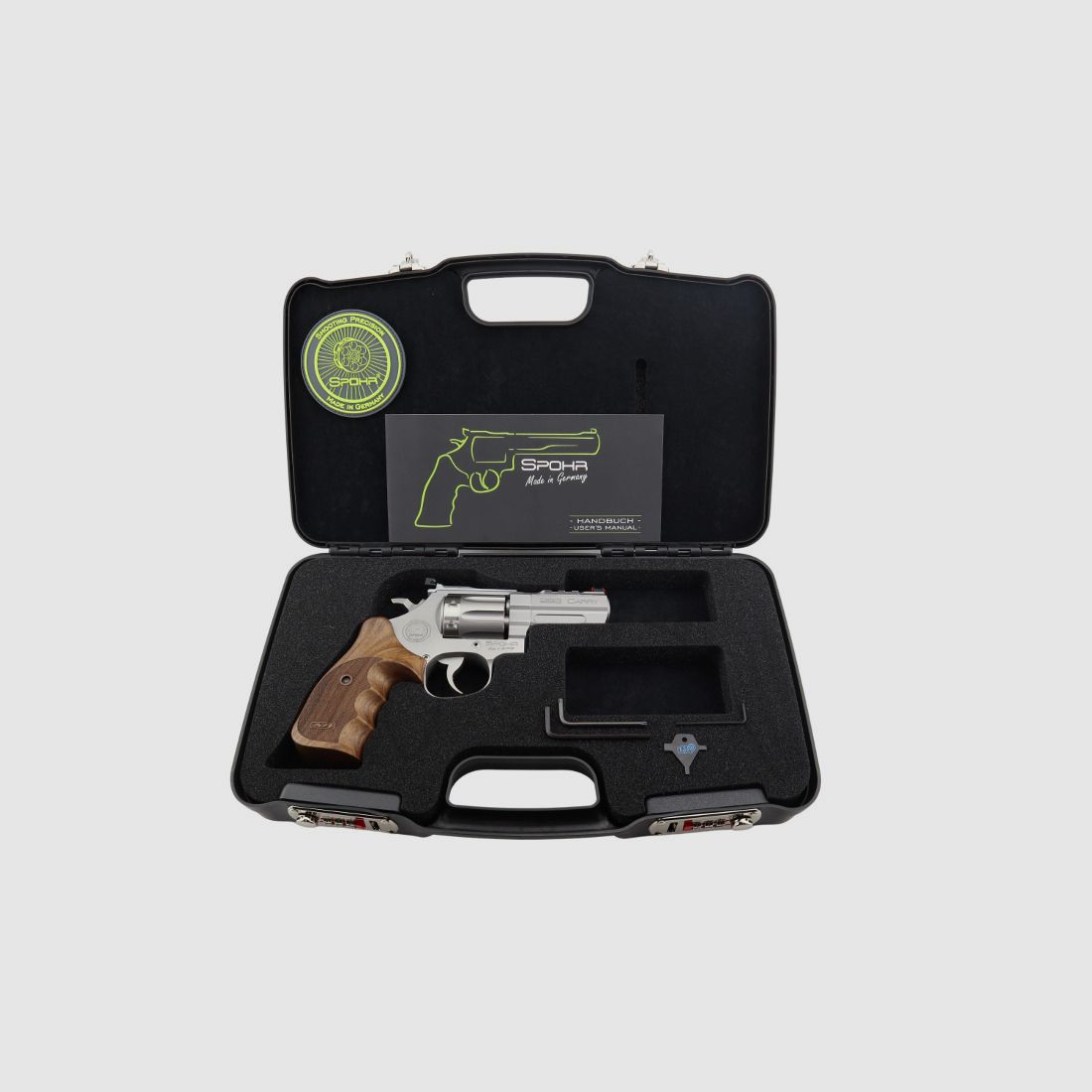  Spohr 283 Carry Stainless 3"  .22lr Rewolwer Wyprodukowany w Niemczech 3 cale Łowiectwo i Sport, zdjęcie 11 z 11