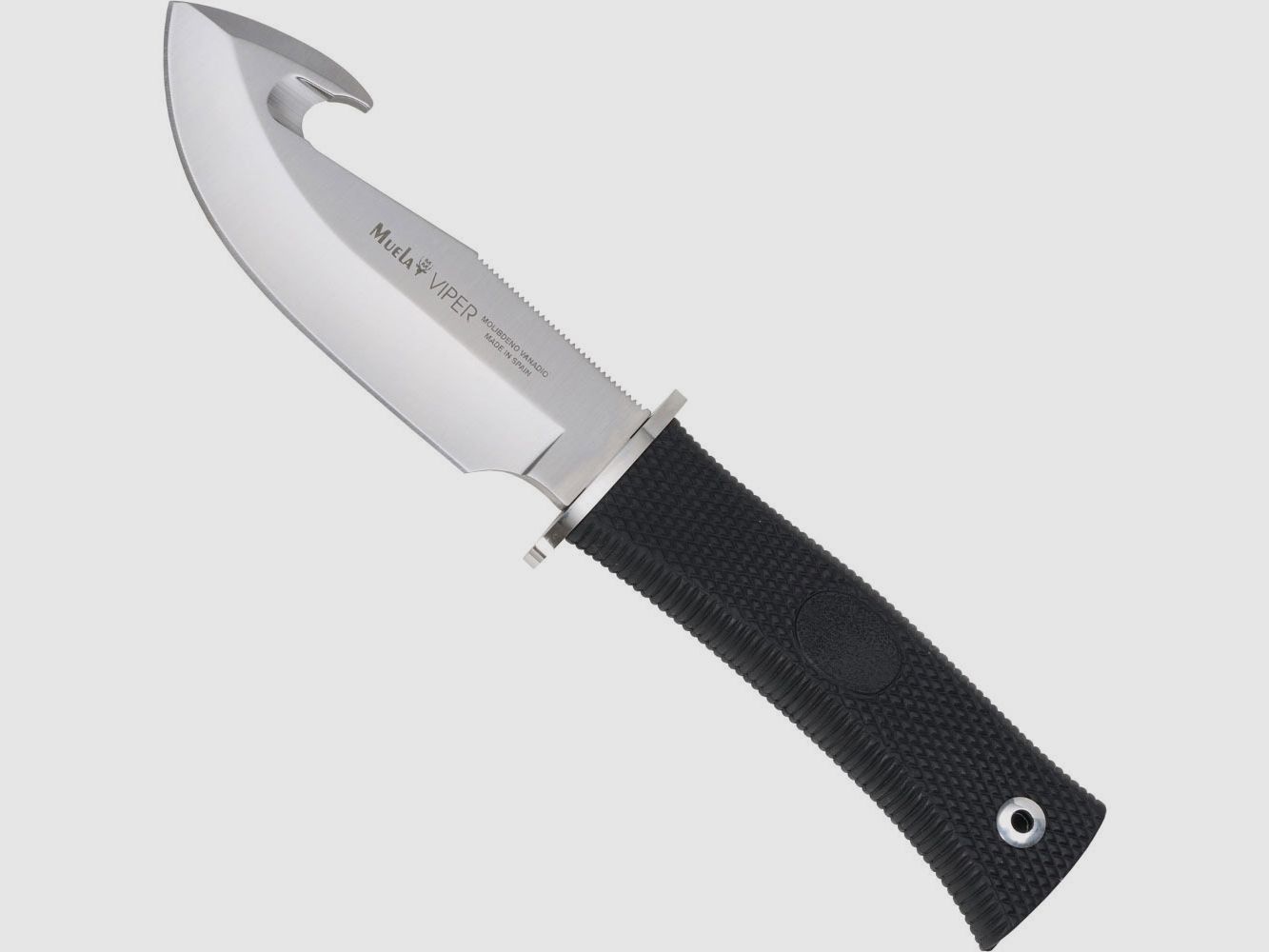 Cuchillo Muela Viper negro y acero