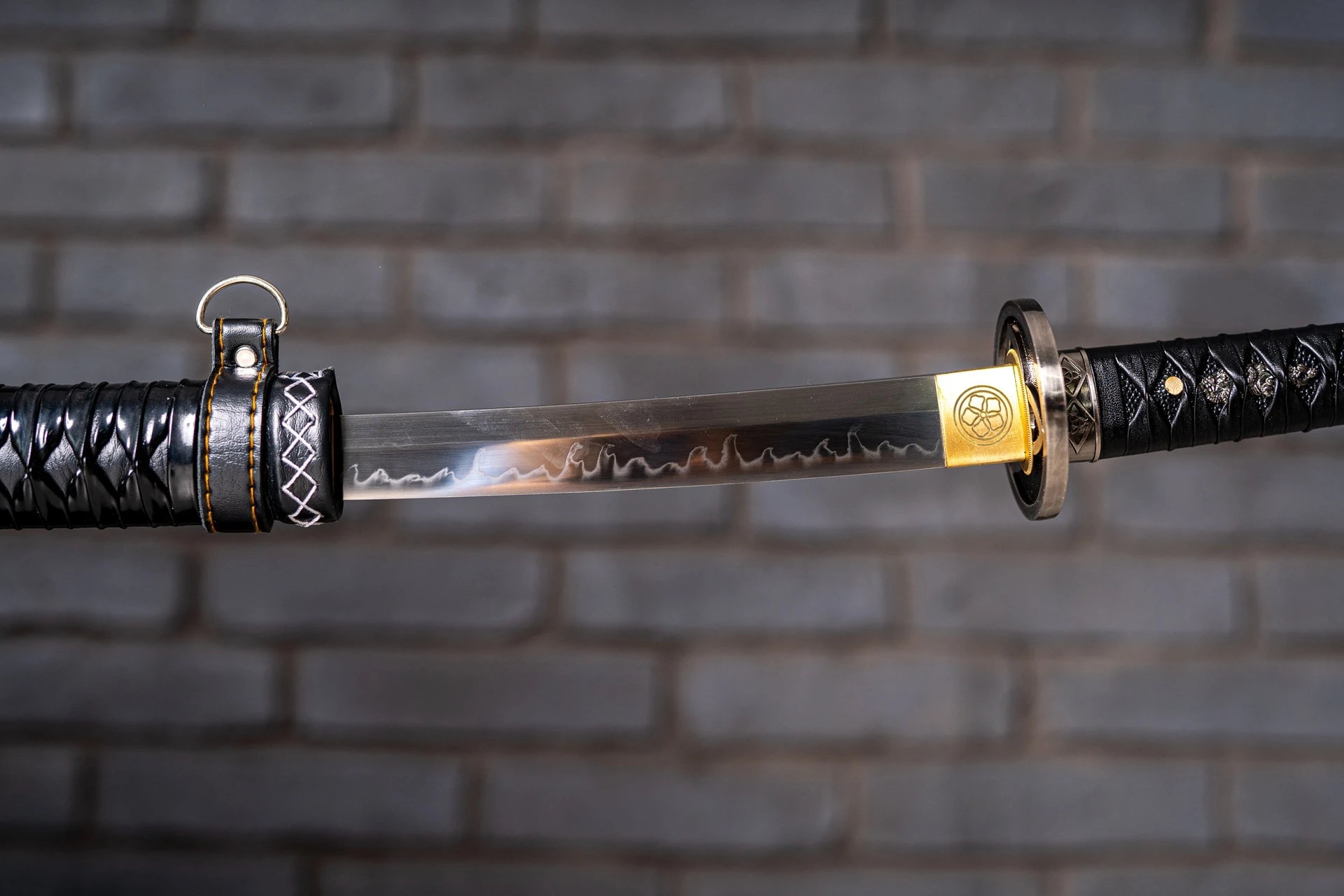 Miecz samurajski Katana stal T10 do treningu cięć tameshigiri – ręcznie kuta No.6