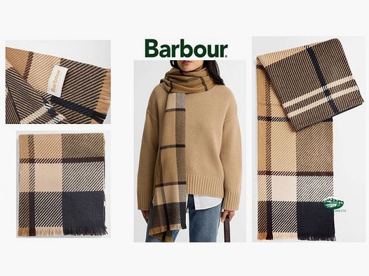 BARBOUR Schal Mantel Blair Tartan Unisex